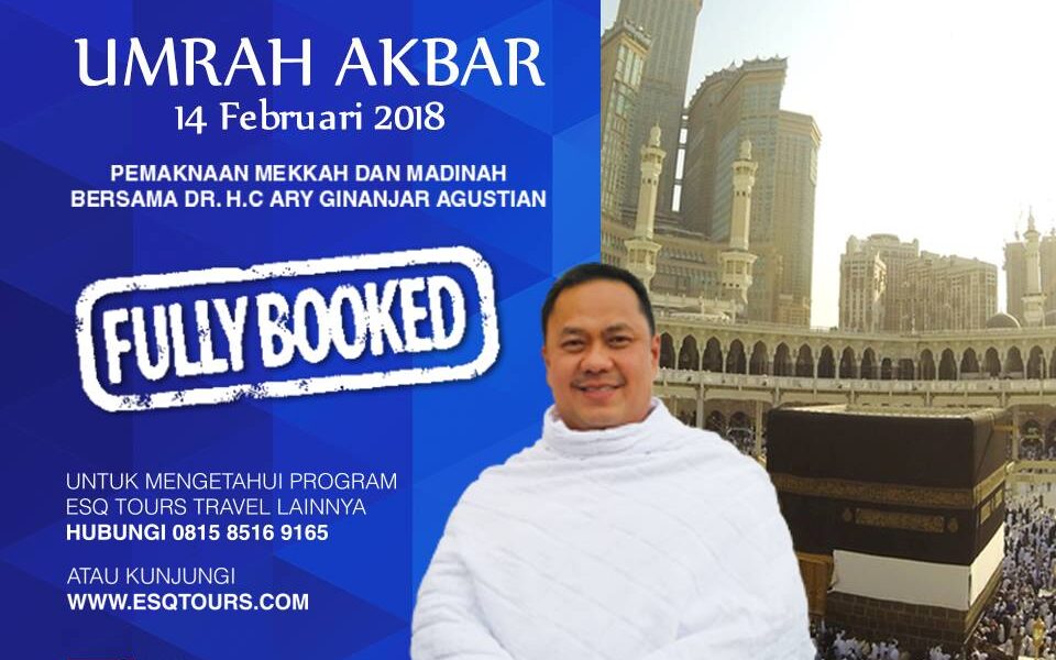 esq tours travel | paket umroh 2018 | daftar umroh 2018 | umroh akbar ary ginanjar agustian