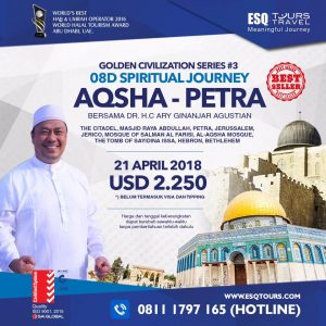 ESQ Tours Travel | Paket Tour muslim wisata halal aqso 2018