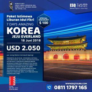 ESQ Tours Travel | Paket Tour muslim wisata halal korea liburan idul fitri korea