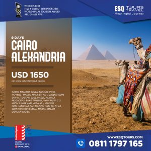 ESQ Tours Travel | Paket Tour muslim wisata halal cairo 2018