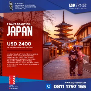 ESQ Tours Travel | Paket tour muslim wisata halal jepang september 2018