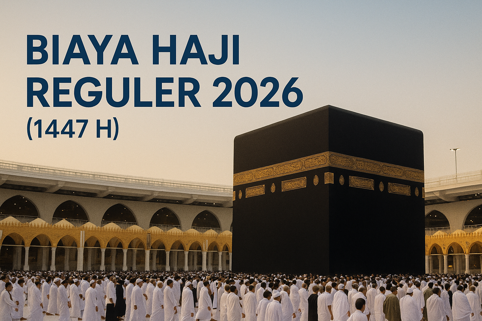 Biaya Haji Reguler 2026 Resmi Ditetapkan Berikut Rincian BPIH per Embarkasi Lengkap